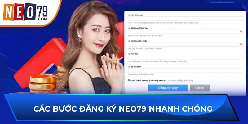 Các bước đăng ký NEO79 nhanh chóng 